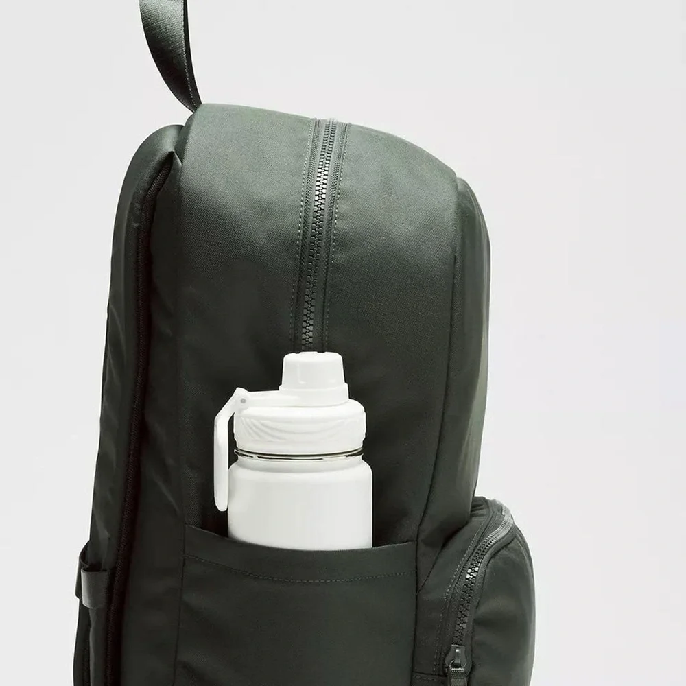 Lululemon Everywhere Backpack 22L Tech Canvas- Rainforest Green/Ocean Air